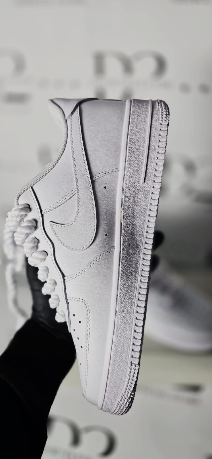 Nike air force lacci corda