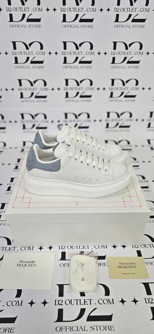 #6 Alexander McQueen bianco retro azzurro