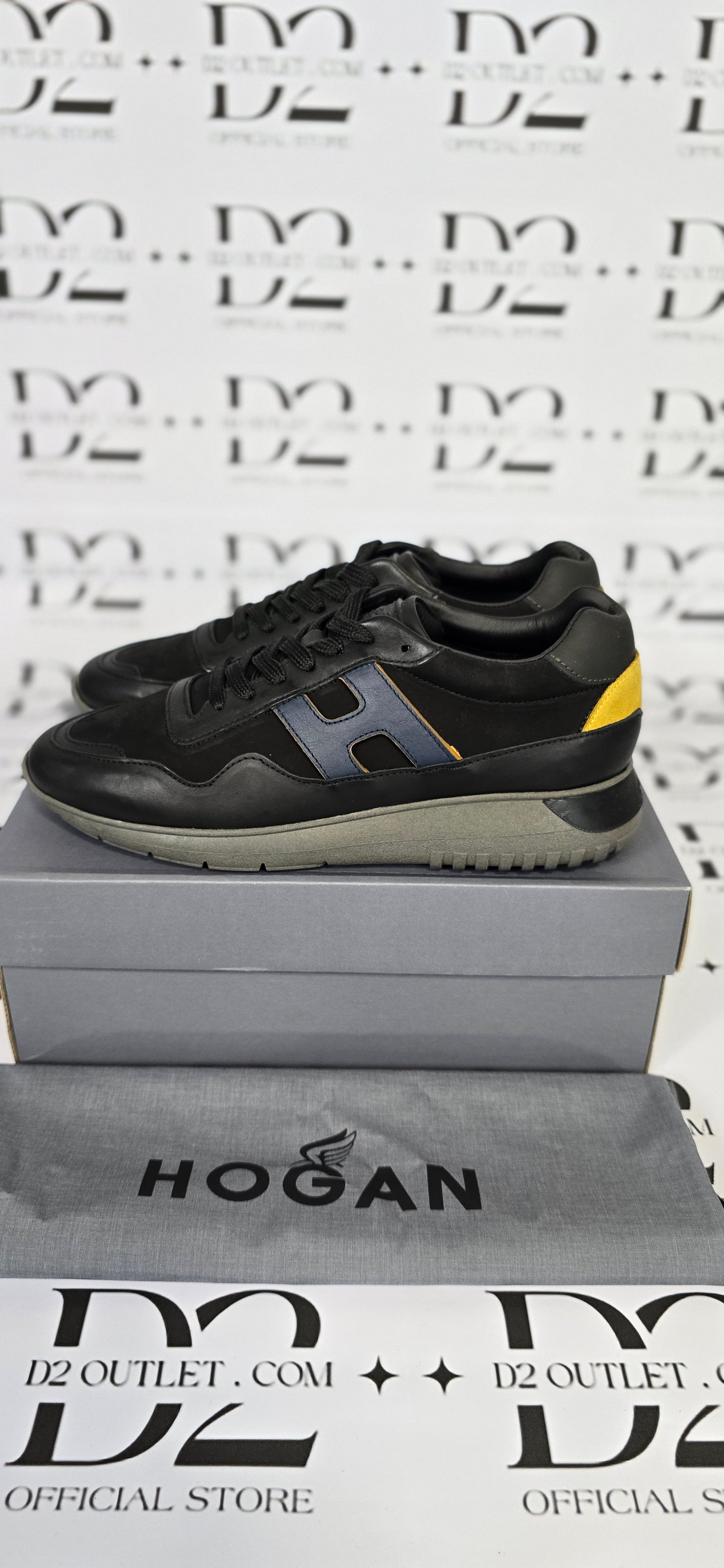 HOGAN INTERCATIBE 3 BLACK YELLOW