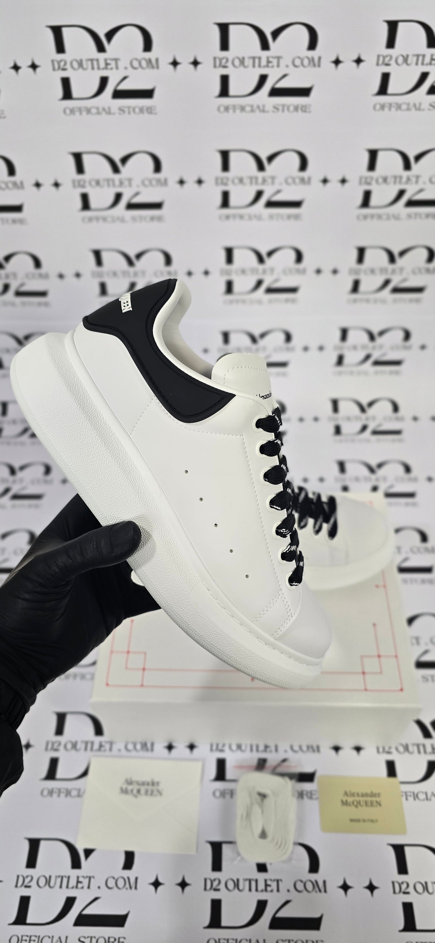 ALEXANDER MCQUEEN BIANCO /NERO