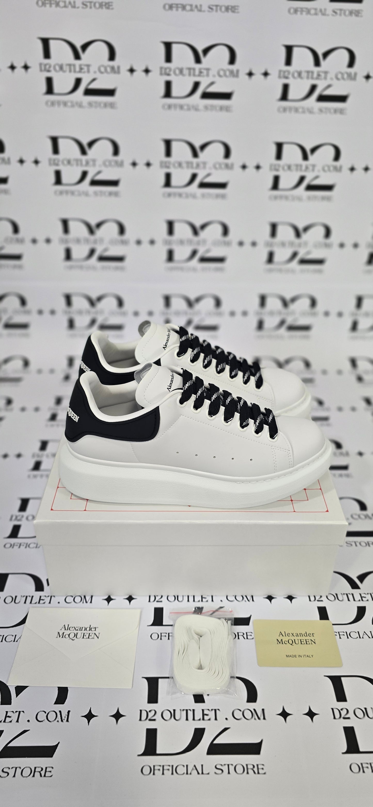 ALEXANDER MCQUEEN BIANCO /NERO