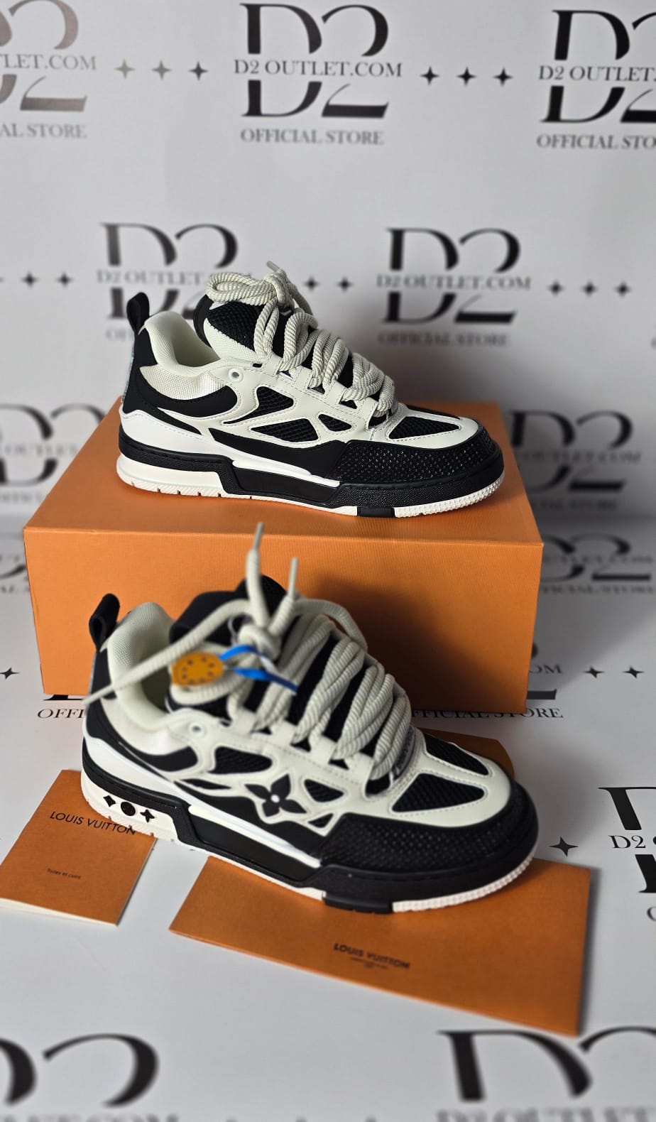 LV skate Black white