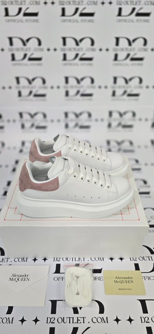 #4 Alexander McQueen bianco retro rosa