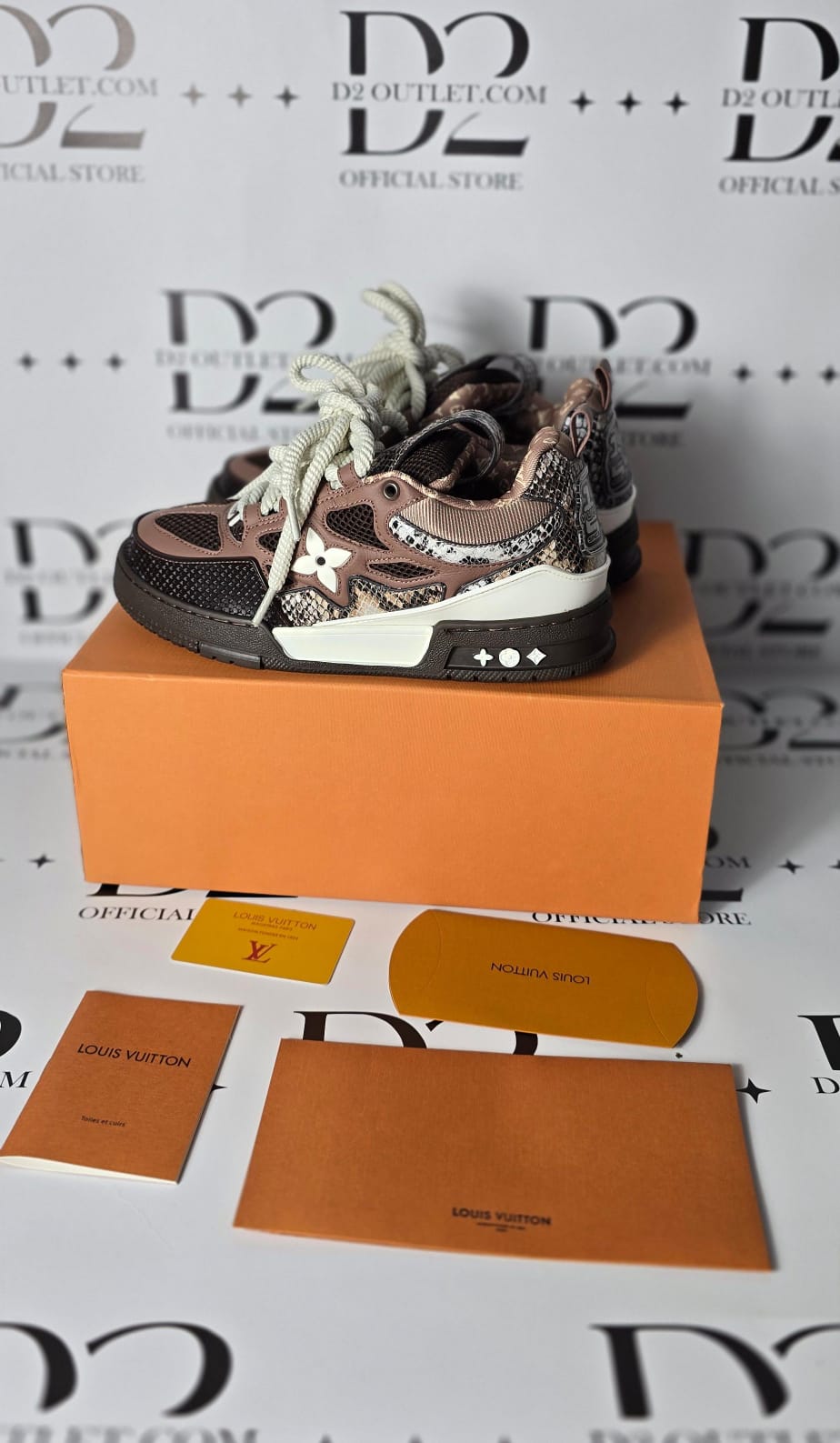 LV skate Brown black