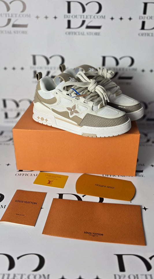 LV Skate Brown white