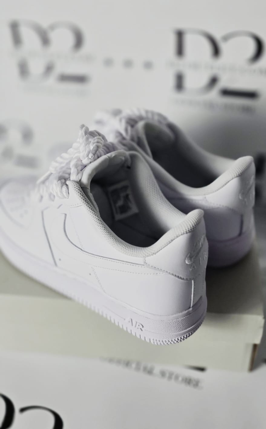 Nike air force lacci corda