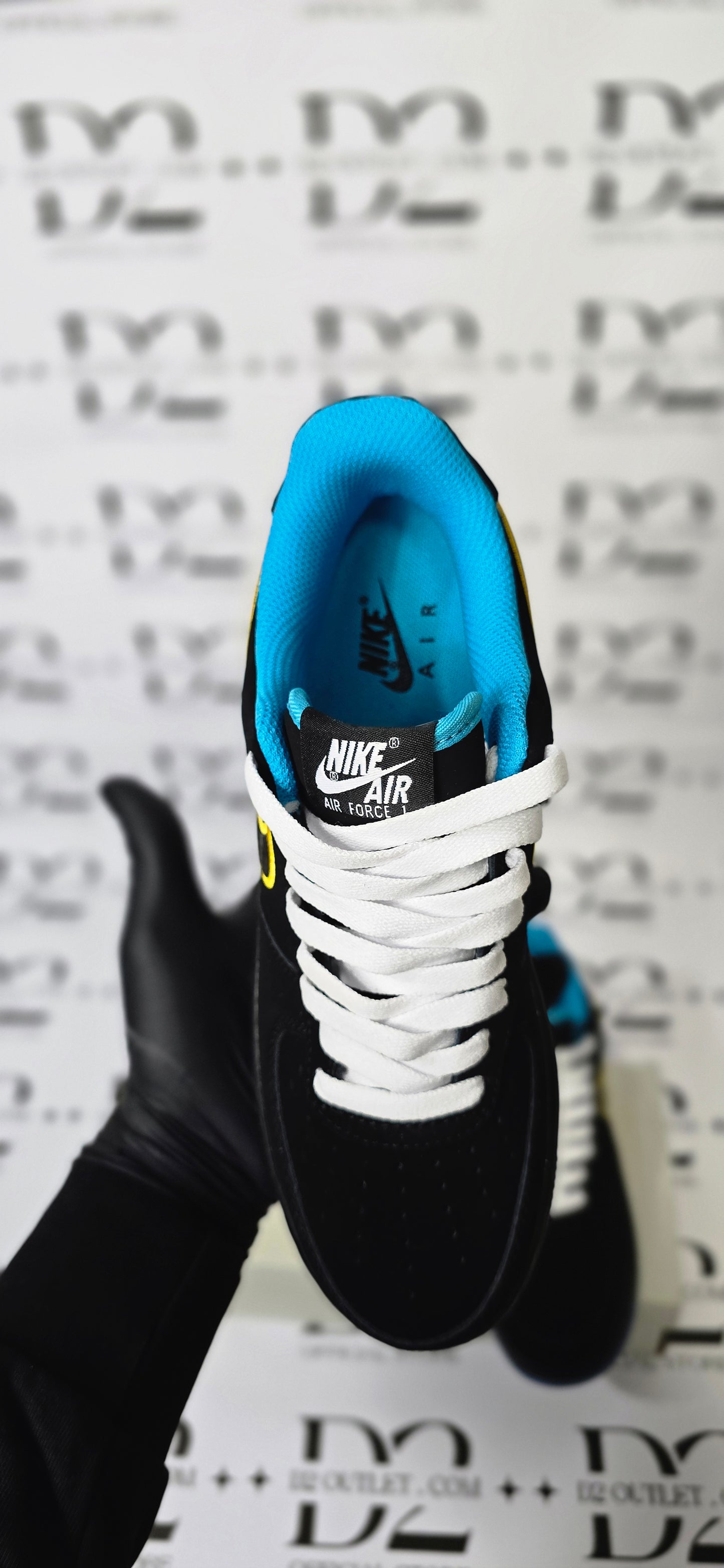 Nike AIR FORCE BLACK BLU