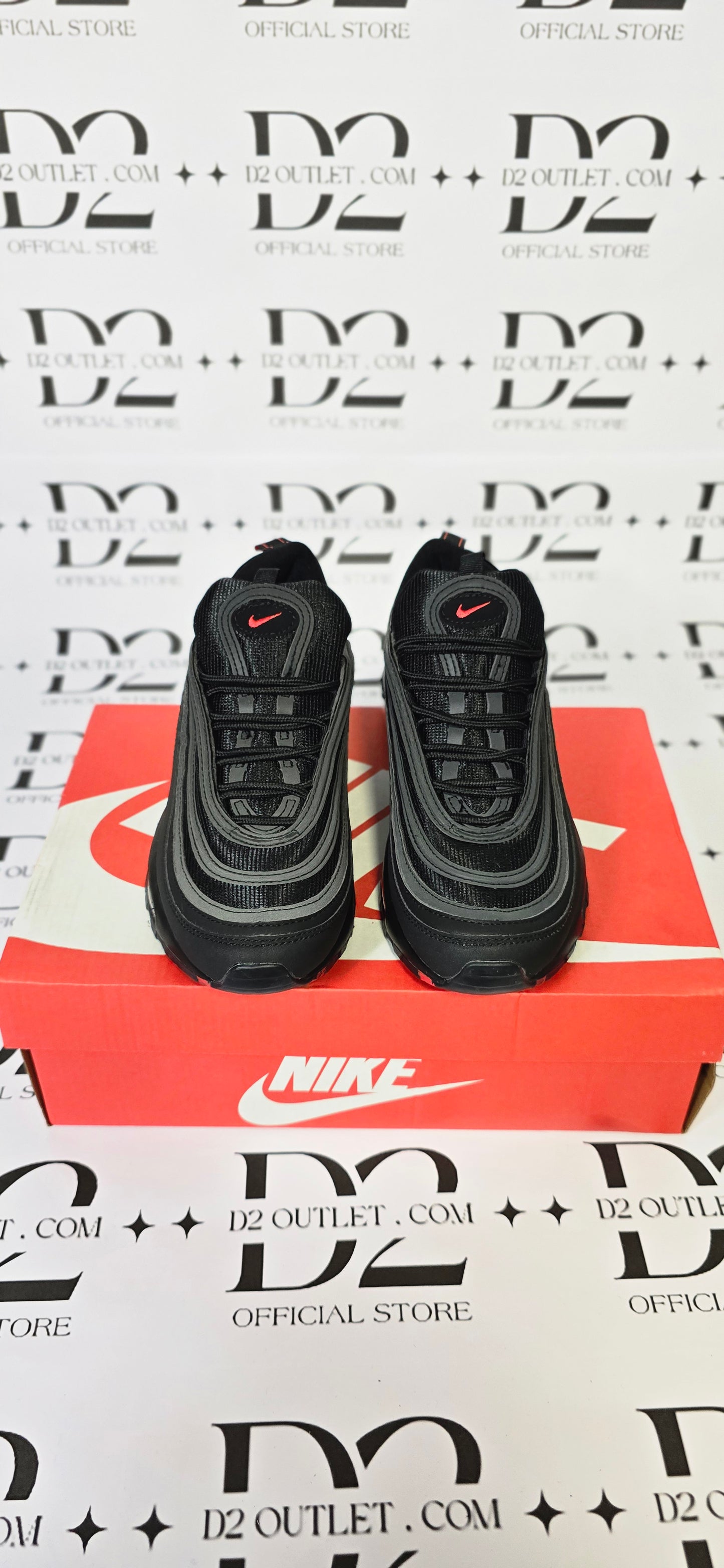 NIKE AIR MAX 97 NERO ROSSO